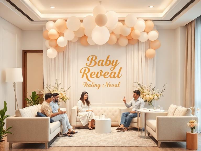 Baby Gender Reveal Event Planning in Hyd
